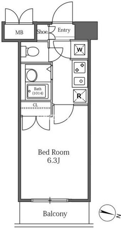 ラサンテ広尾(LaSante広尾)の物件間取画像